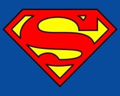big Superman Logo drawing