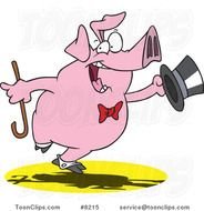 Cartoon Dancing Pigs