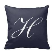 Black And White Monogram H