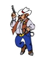 Clip art of the cowboy