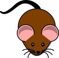 Brown Mouse Clip Art N4