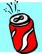 can of soda as a picture for clipart