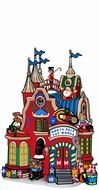 painted toy house of Santa Claus