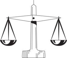 Justice Scales Clip Art N8