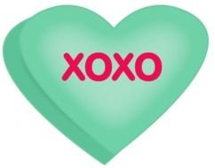 Valentine Conversation Hearts Clip Art N2