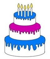 Happy Birthday Cake Clip Art Free N13
