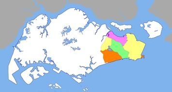 east of singapore map as a picture for a clipart