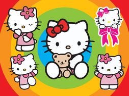 Hello Kitty Vector drawing