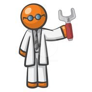 cartoon aerospace engineer