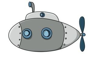 cartoon submarine