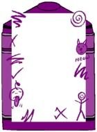 Colorful cute border clipart