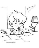 Clip art of Praying boy