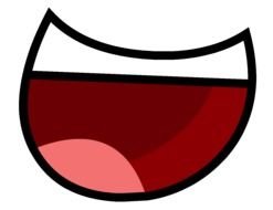 Cartoon Mouth as a graphic illustration