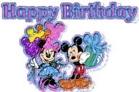 Mickey Minnie Mouse Happy Birthday