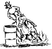 black and white image of a cowboy on a horse in a coloring book
