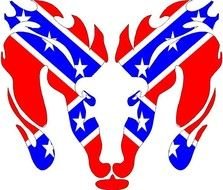 Dodge Ram Rebel Flag