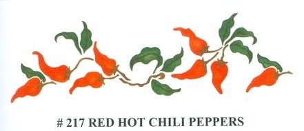 Chili Pepper Border drawing