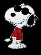 Snoopy Joe Cool Patch drawing