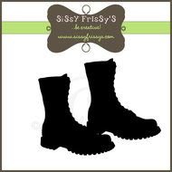 Army Boots Clip Art N2