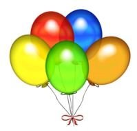 Happy Birthday Balloons Clip Art Free N18