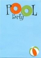 Colorful Pool Party clipart