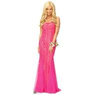 Sharpay Evans in a long pink dress