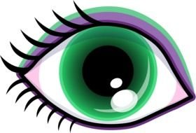 clipart of the beautiful eye