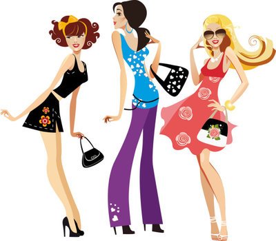 Fashion Girl Clip Art N3