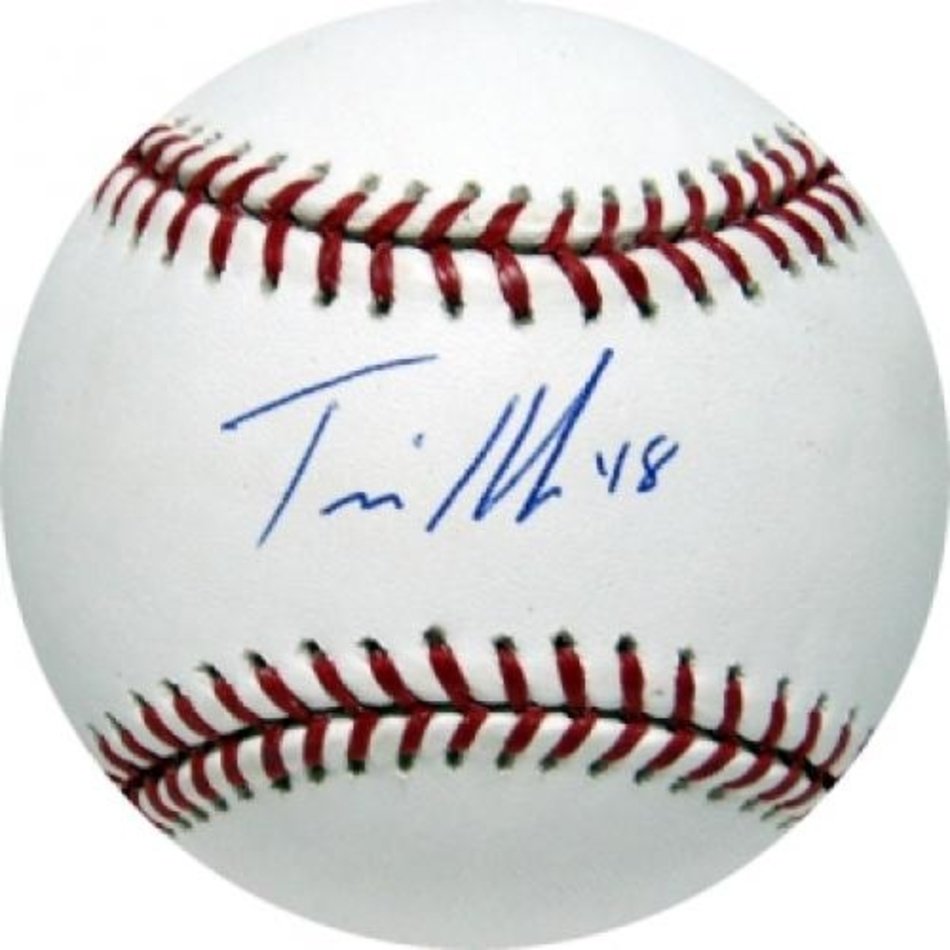 Travis Hafner Autographed Baseball SportsMemorabilia