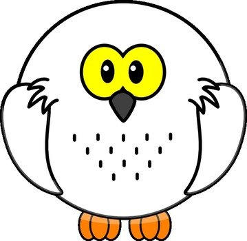 Snowy Owl Clip Art N3
