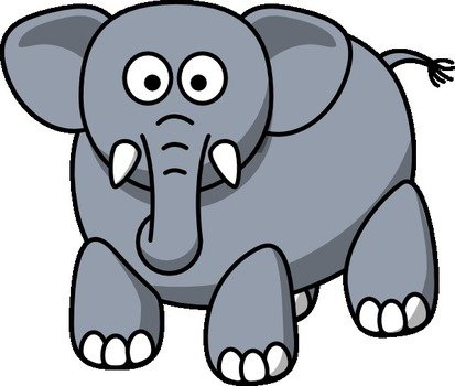 Cartoon Elephant Clip Art N18