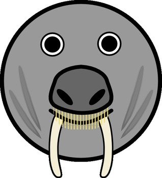 Animal Faces Clip Art N3