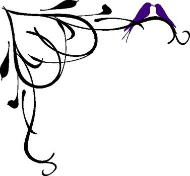 Black Scroll Border Clip Art