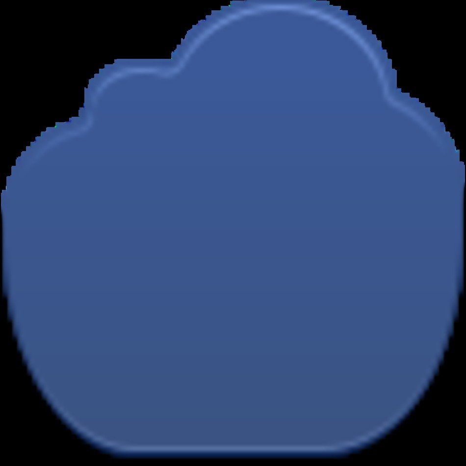Blue Cloud Clip Art N8