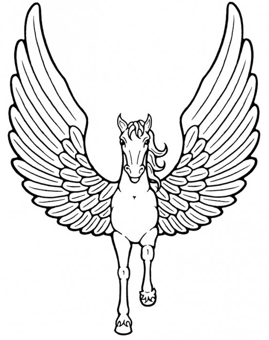 Unicorn Coloring Pages N4