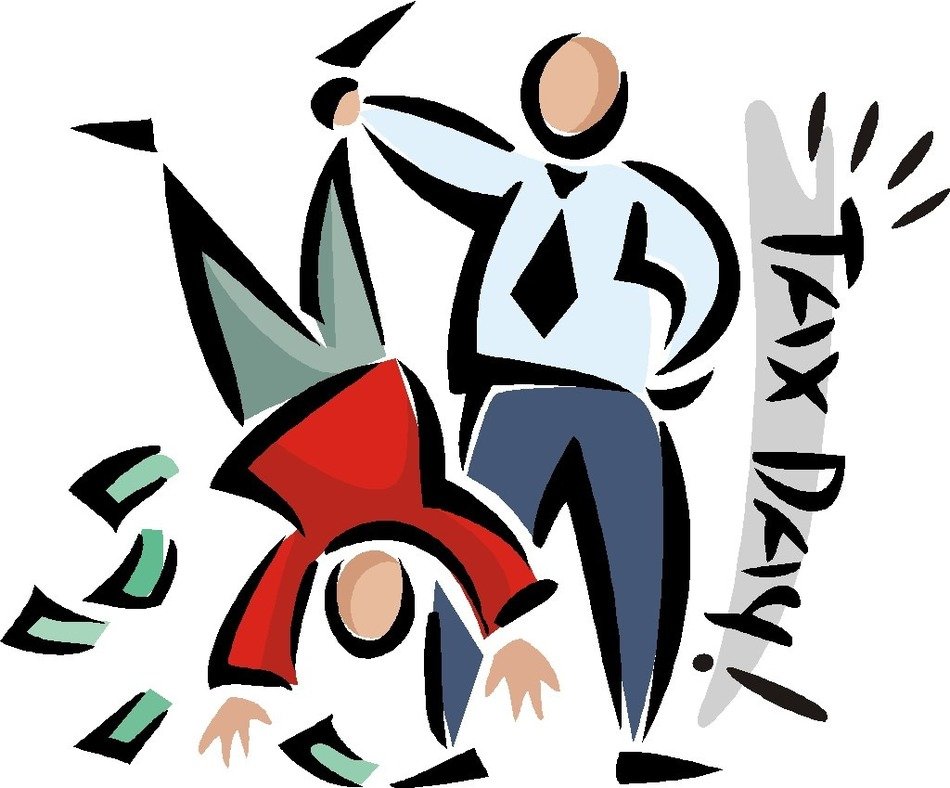 taxes like a comic picture