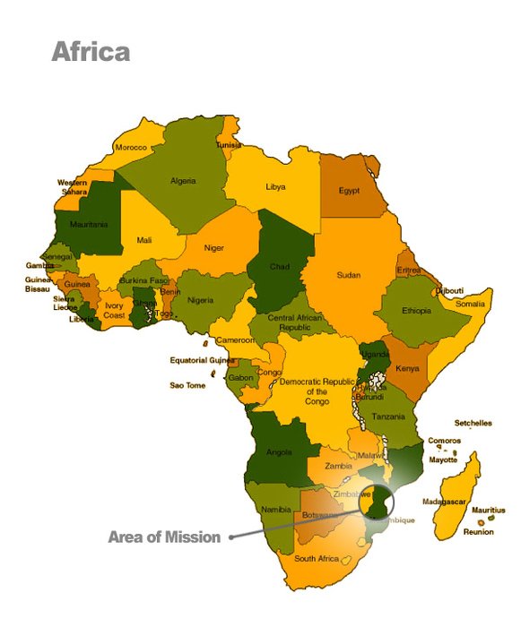 Africa Water Map