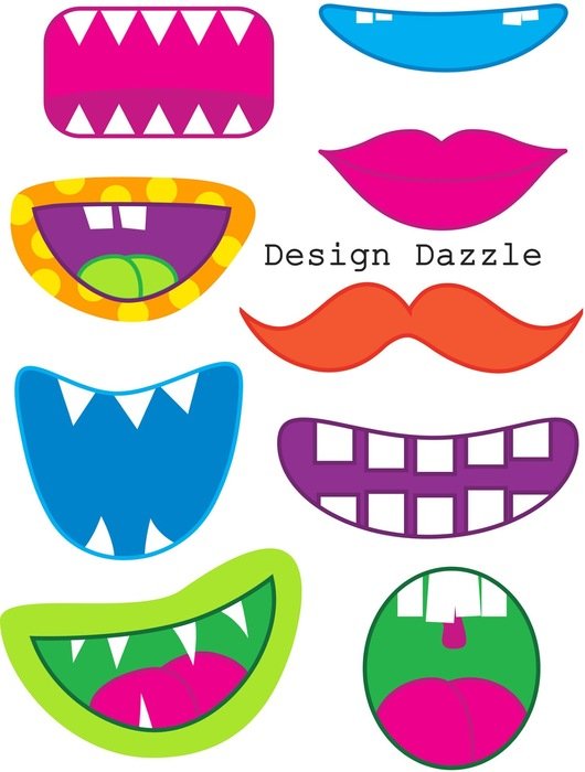 Monster Mouths drawing
