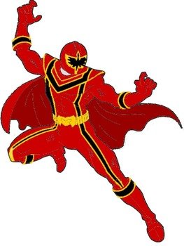 Red Power Ranger Clip Art