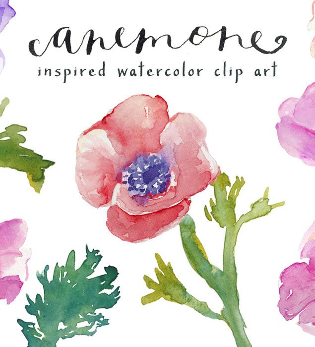 Watercolor Clip Art