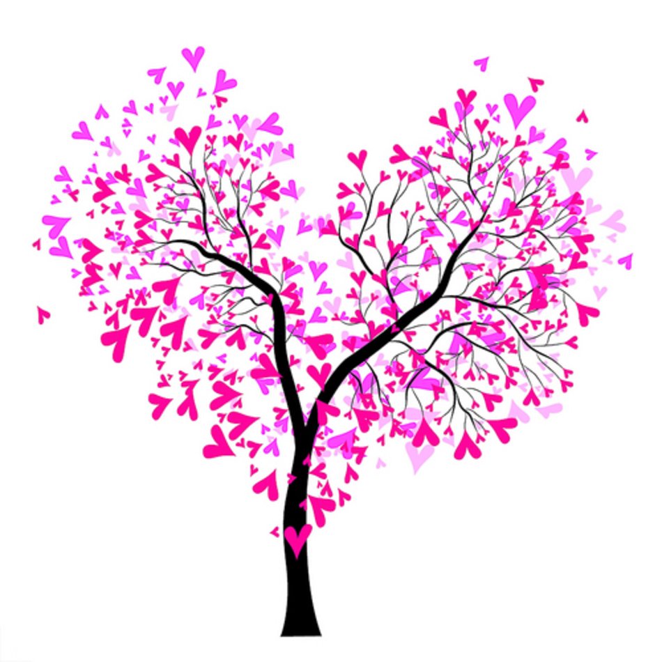 Tree With Heart Clip Art