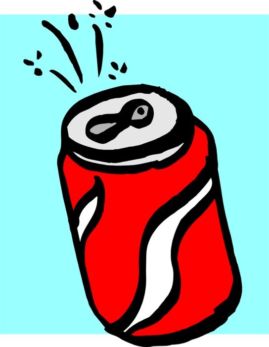 can of soda as a picture for clipart