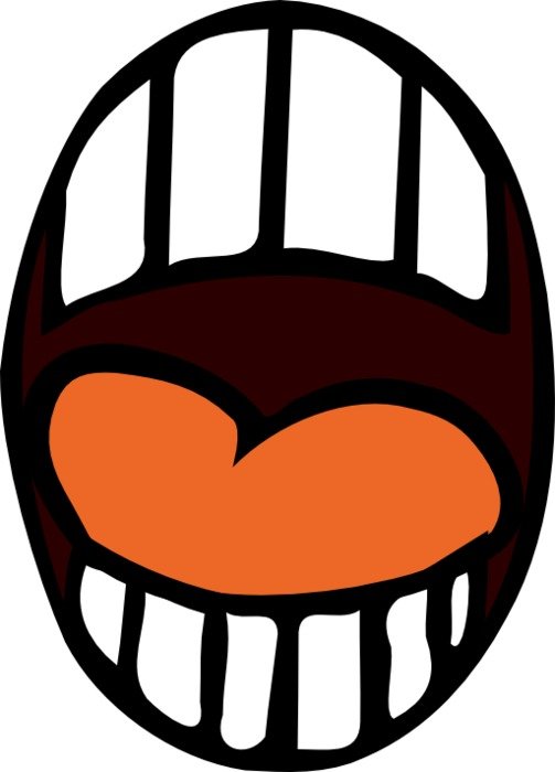 Open Mouth Clip Art N8