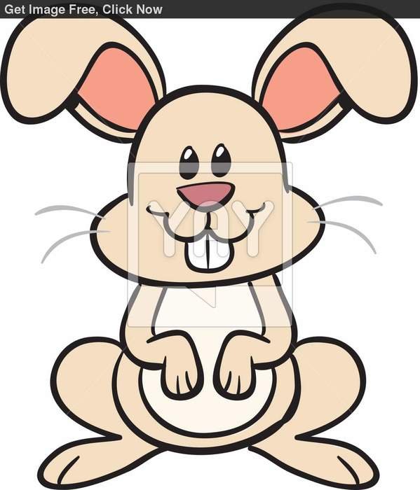 Cute Bunny Rabbit Clip Art