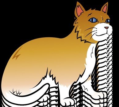Orange Cat Clip Art N3