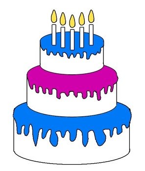 Happy Birthday Cake Clip Art Free N13