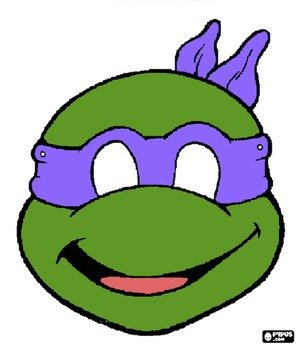 Printable Ninja Turtle Face