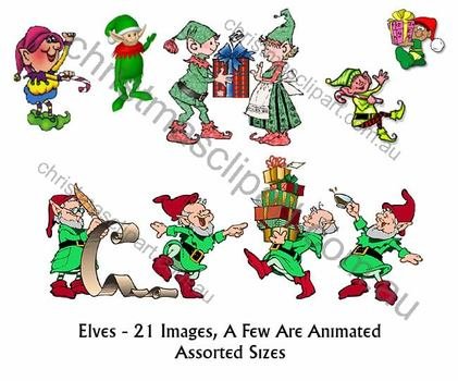 Christmas Elf Clip Art N10