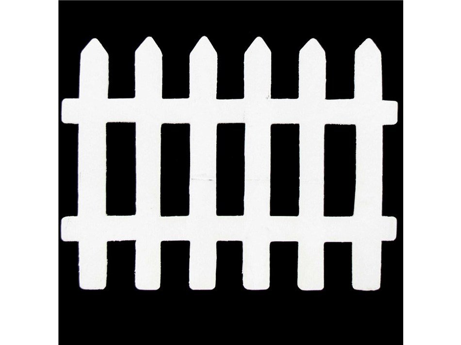 drawn wood fence