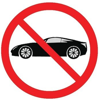 No Car Sign